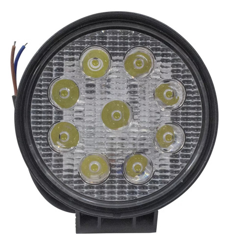 FARO REDONDO 9 LEDS BLANCO/AMBAR FIJO/ESTROBO