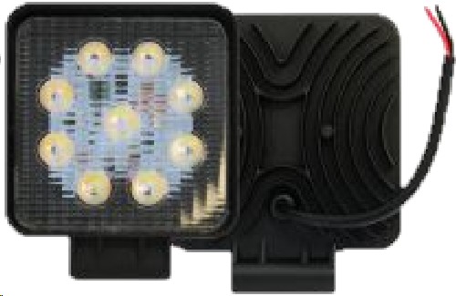 FARO RECTANGULAR 9 LEDS BLANCO/AMBAR FIJ