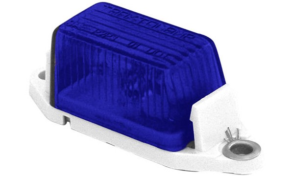 PLAFON MINICUBO 3X1" AZUL           ***