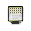 FARO AUX LED 42 LEDS C/ARO AMARILLO
