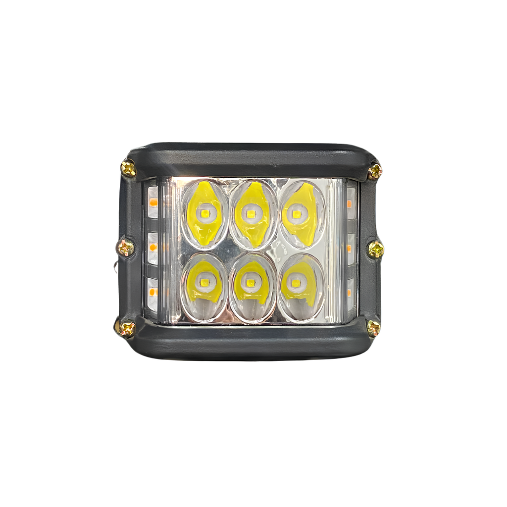 FARO RECT 12 LED 9.5X7 cms 6 LED ENFRENT