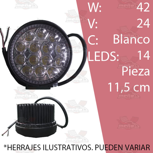 FARO AUXILIAR OVALADO CROMO CLARO JGO **