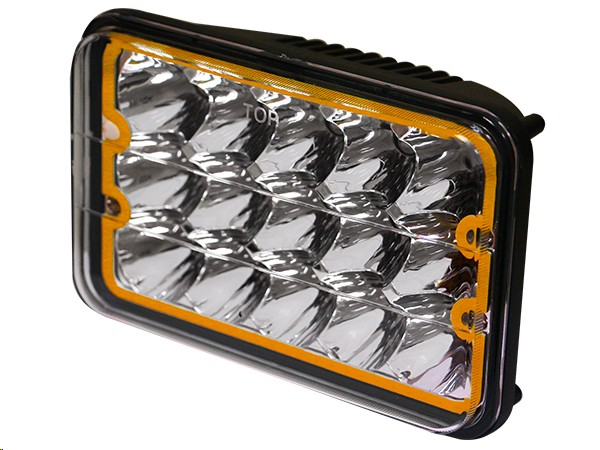 UNIDAD RECTANGULAR 5" 15 LEDS ARO ANGEL 