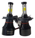 FOCO H4 HID LED 4 CARAS 6200 LUM BLANCA BRONX