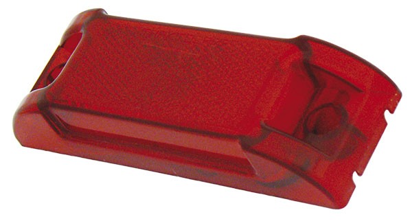 PLAFON RECTANGULAR REFLEJANTE 1 LED ROJO
