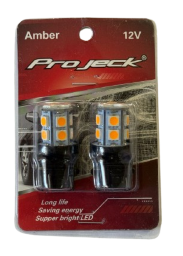 FOCO 3157 13 LEDS AMBAR C/ESTROBO