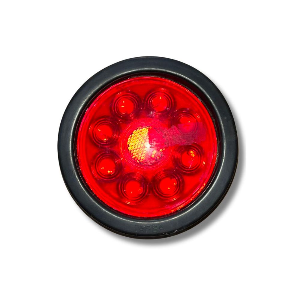 PLAFON EMBUTIR 4.5" ROJO IAPSA