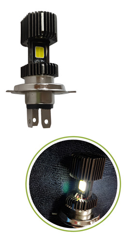 [FOCOH4GREY] FOCO MOTOCICLETA H4 GREY LUZ LED ALTA/BA