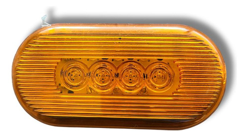 PLAFON OVALADO AMBAR PRESION 10 LEDS