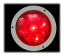 PLAFON FIJAR 4" GRIS 10 LEDS MOV ROJO