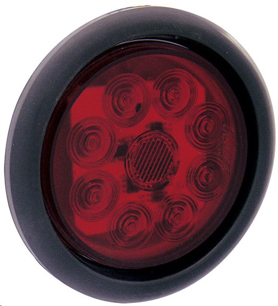 PLAFON LEDS ROJO 4¨
