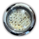 PLAFON 4 LEDS CLARO ARO CROM CON FLECHA 