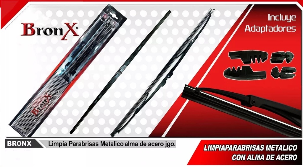 LIMPIAPARABRISAS BRONX 19"/21"