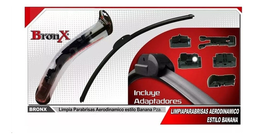 [LIMPB-26-00-BR] LIMPIAPARABRISAS BRONX T/BANANA (26")