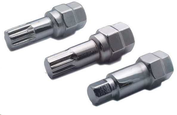 [LLAVE011] LLAVE TUERCA SEGURIDAD ESTRIADO EXT 6D