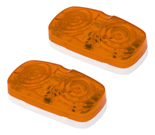PLAFON HELLA 16 LEDS AMBAR 2 X 4" FIJO PAR