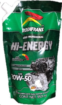 ACEITE MOTOR ROSHFRANS HD SL 20W50 1L