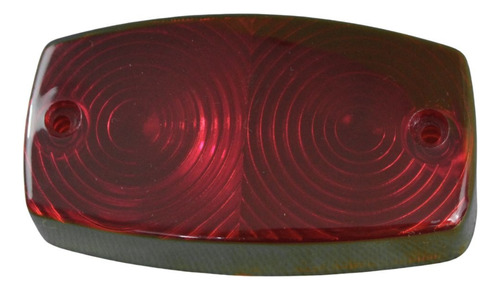 MICA PLAFON DOBLE OPTICA ROJO