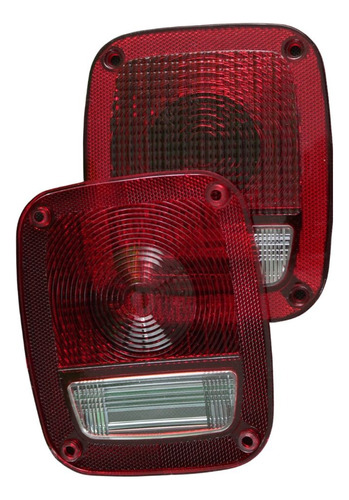 [010-192] PLAFON MICA CALAVERA TIPO JEEP 2 PIEZAS