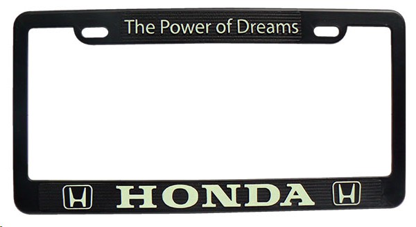 MARCO PLACA HONDA REFLEJANTE