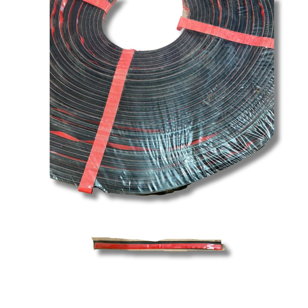 MOLDURA ROLLO UNIVERSAL NEGRA 25MT RV-12