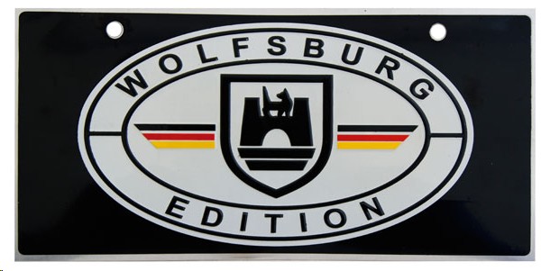 PLACA DECORATIVA WOLFSBURG EDITION