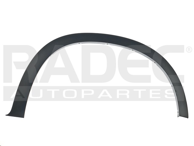 MOLDURA SALPICADERA DELANTERA BW X5 07-10 CORRUGADA DER