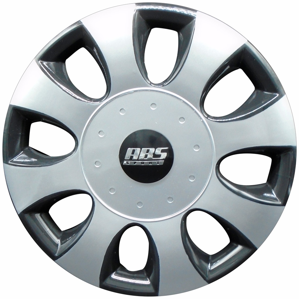 TAPON POLVERA RIN 13 ABS ESPECIALES GRIS NEGRO TA02 LES0018