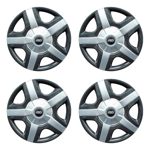 [POLR14-LES0008] TAPON POLVERA RIN 14 ABS ESPECIALES GRIS NEGRO TSPORT01 LES0008
