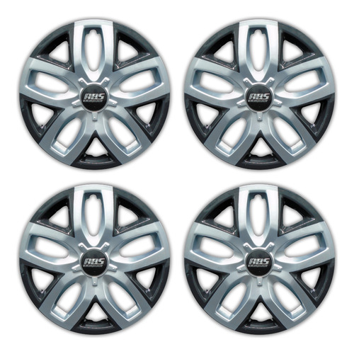 [POLR14-LES0022] TAPON POLVERA RIN 14 ABS SPORT ESPECIALES ABS-LGR-R14-0074 GRIS-NEGRO LES0022