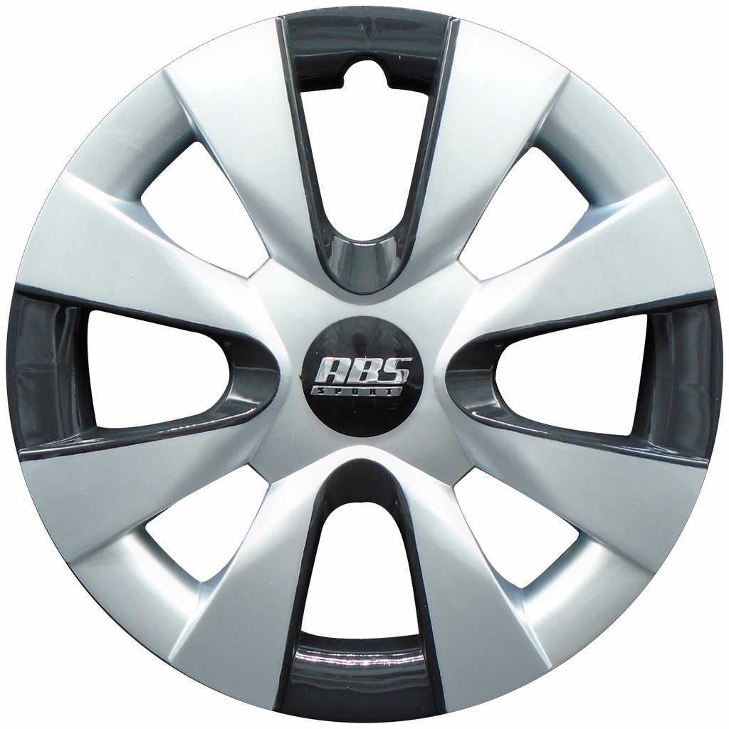 TAPON POLVERA RIN 14 ABS ESPECIALES GRIS NEGRO AVANZA LES0034