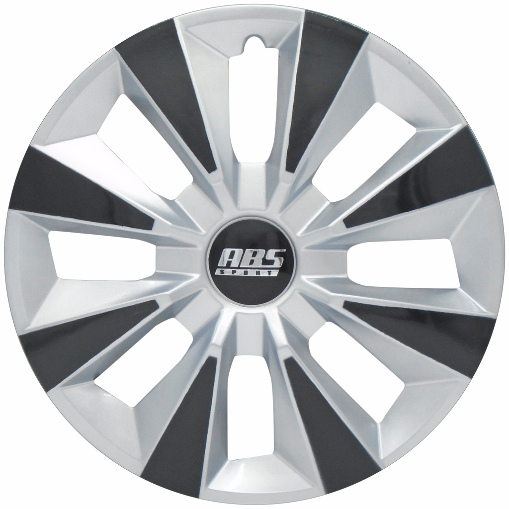 TAPON POLVERA RIN 15 ABS ESPECIALES GRIS NEGRO ABS-LGR-R15-0040 LES0007