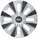 TAPON POLVERA RIN 15 ABS ESPECIALES GRIS NEGRO ABS-LGR-R15-0040 LES0007