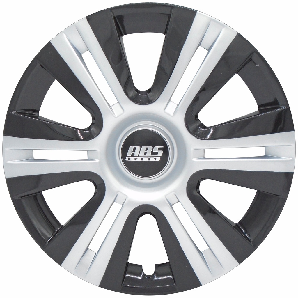 TAPON POLVERA RIN 15 ABS SPORT ESPECIALES URVAN GRIS-NEGRO LES0015