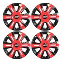 TAPON POLVERA RIN 15 ABS SPORT ESPECIALES URVAN NEGRO-ROJO LES0022