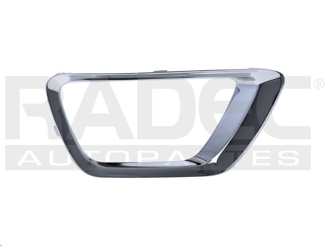 MOLDURA REJILLA CV COLORADO 16-20 C/HOYO P/FARO CROMADA 4X2/4X4/VERSION A/VERSION B/VERSION C L4/V6 4/6 CILINDROS 2.5/3.6L 4 PUERTAS DER