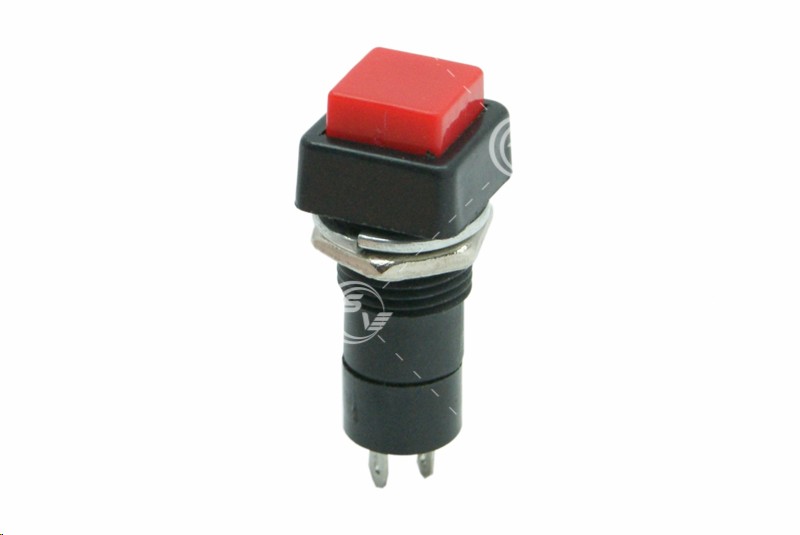 SWITCH PUSH 1 PASO CUADRADO ON-OFF ROJO