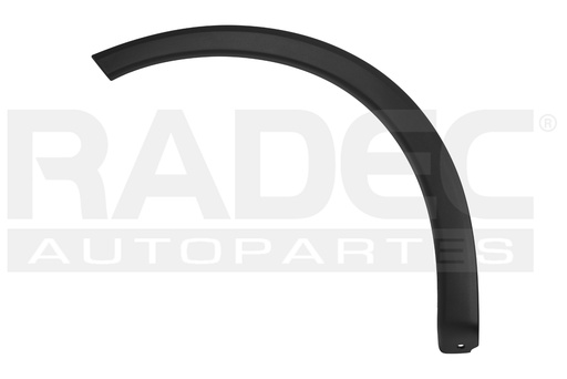 MOLDURA ARCO DELANTERA CV CORSA 02-03 EUROPEO NEGRA 5 PUERTAS IZQ