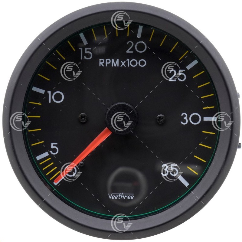 TACOMETRO AUTOMOTRIZ 0-3500 RPM  85mm
