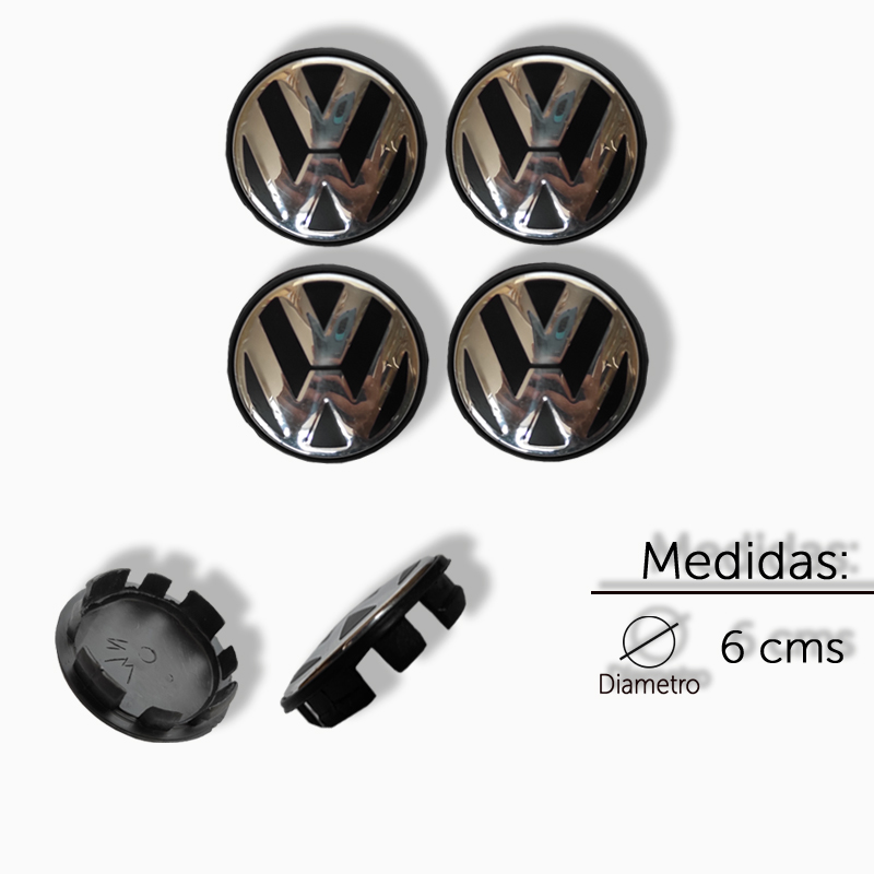 TAPA CENTRO RIN VW CHICO  C/DIENTES