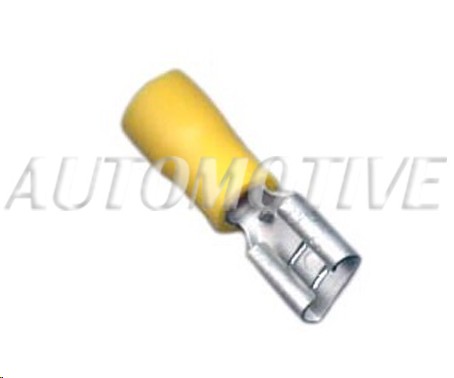 TERMINAL ENCHUFE HEMBRA 1/4" AMARILLO