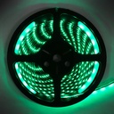 TIRA LED FLEX VERDE X METRO FONDO NEGRO 