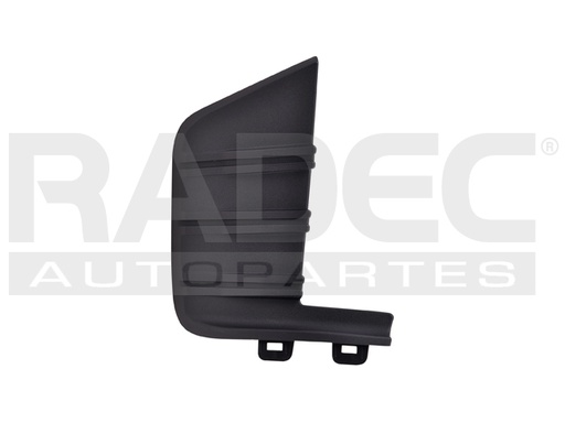 MOLDURA FASCIA DELANTERA CV SILVERADO 19-22 CORRUGADO 1500/2500/LS/LT/LTZ/RST/WT/TRAIL BOSS/HIGH COUNTRY M V6/V8 6/8 CILINDROS 4.3/5.3/6.2L 2/4 PUERTAS IZQ