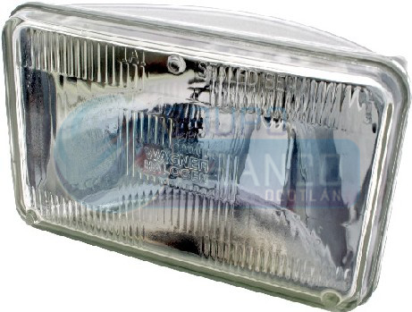 [UH4651HE] FARO UNIDAD CUADRADA CHICA H4651 2 PINS ALTA G.E.