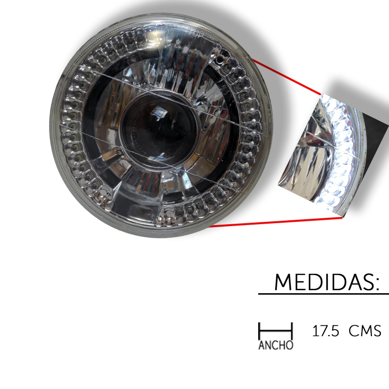 UNIDAD FC RED GDE DIAM LUPA LEDS PZ ***H