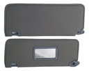 VISERA NISSAN D21 94-07/FRONTIER 98-00  JUEGO VISERAS 2 PIEZAS CON ESPEJO GRIS TELA Derecho/Izquierdo
