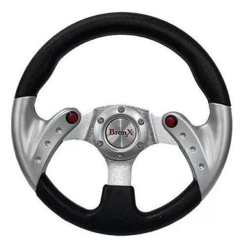 VOLANTE DEPORTIVO GRIS/NEGRO BRONX