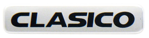 EMBLEMA PLACA CLASICO VW JETTA CROMO