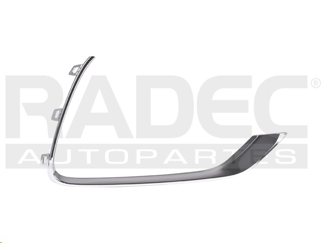 MOLDURA REJILLA DELANTERA CV TRAX 17-20 CROMADA PREMIER L4 4 CILINDROS 1.8L 5 PUERTAS DER