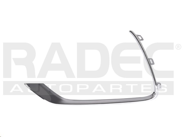 MOLDURA REJILLA DELANTERA CV TRAX 17-20 CROMADA PREMIER L4 4 CILINDROS 1.8L 5 PUERTAS IZQ